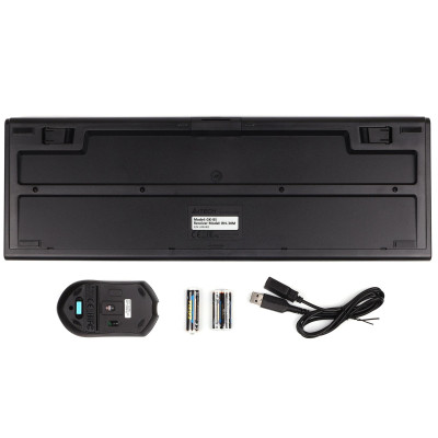 Комплект (клавіатура, миша) бездротовий A4Tech 3000N Black USB