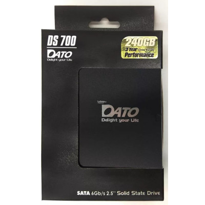 Накопичувач SSD 240GB Dato DS700 2.5" SATAIII TLC (DS700SSD-240GB) Накопичувач SSD 240GB Dato DS700 2.5" SATAIII TLC (DS700SSD-240GB)