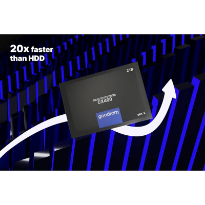 Накопичувач SSD 128GB Goodram CX400 Gen.2 2.5" SATAIII 3D TLC (SSDPR-CX400-128-G2) Накопичувач SSD 128GB Goodram CX400 Gen.2 2.5" SATAIII 3D TLC (SSDPR-CX400-128-G2)