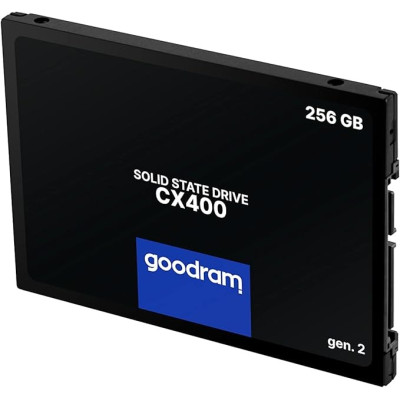 Накопичувач SSD 256GB Goodram CX400 Gen.2 2.5" SATAIII 3D TLC (SSDPR-CX400-256-G2) Накопичувач SSD 256GB Goodram CX400 Gen.2 2.5" SATAIII 3D TLC (SSDPR-CX400-256-G2)