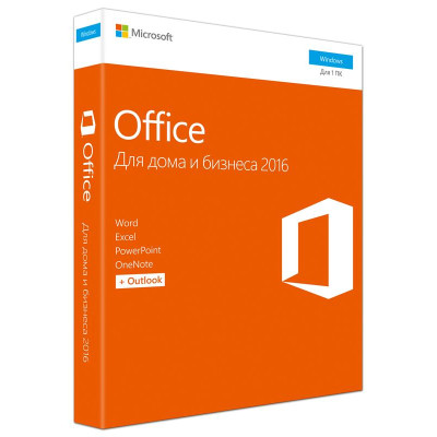 Програмне забезпечення MS Office 2016 Home and Business 32/64 Russian DVD (T5D-02703)