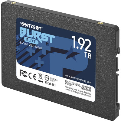 Накопичувач SSD 1.92TB Patriot Burst Elite 2.5" SATAIII TLC (PBE192TS25SSDR)
