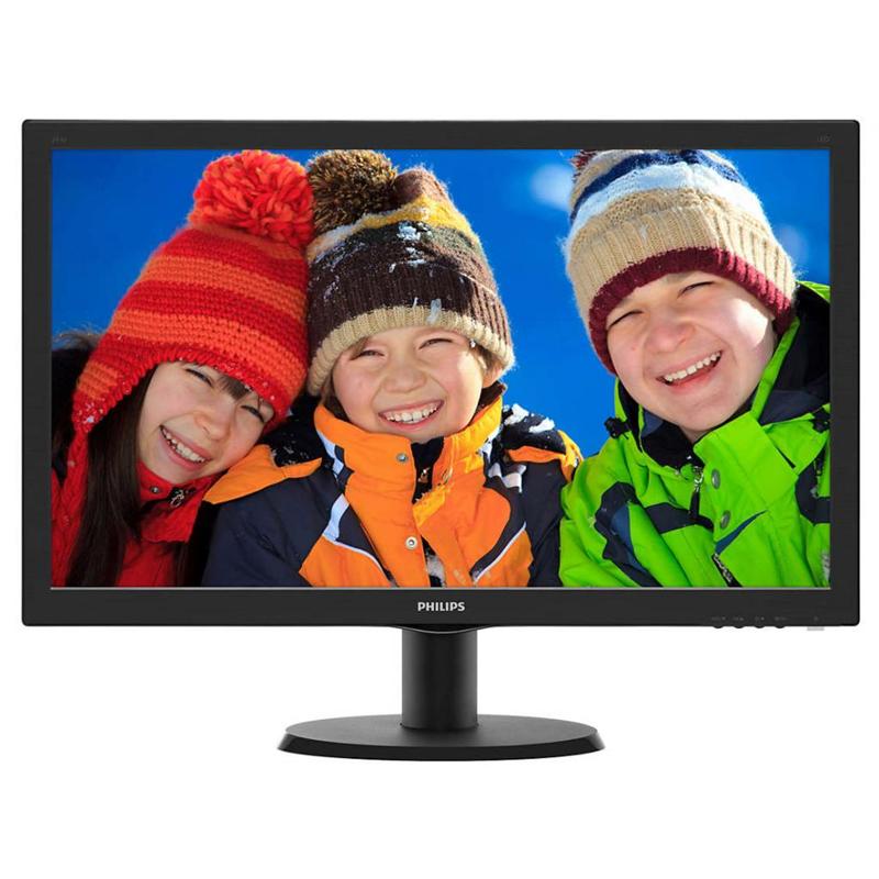 Монiтор Philips 23.6" 243V5QHSBA/00 MVA Black