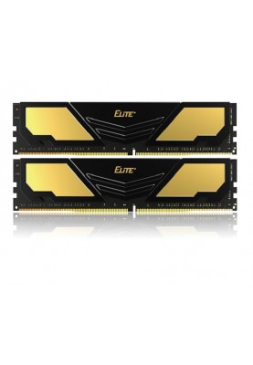 Модуль пам'яті DDR4 2x8GB/2400 Team Elite Plus Black (TPD416G2400HC16DC01)