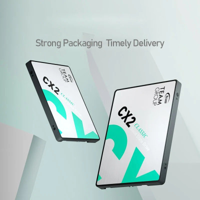 Накопичувач SSD 256GB Team CX2 2.5" SATAIII 3D TLC (T253X6256G0C101) Накопичувач SSD 256GB Team CX2 2.5" SATAIII 3D TLC (T253X6256G0C101)