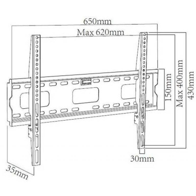 Кронштейн X-Digital Steel SF405 Black (VESA600х400)