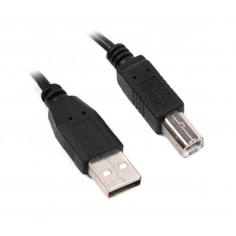 Кабель Maxxter USB - USB Type-B V 2.0 (M/M), 3 м, чорний (U-AMBM-10)