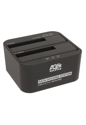 Док-станція AgeStar 3UBT6-6G для 2.5"/3.5" SATA HDD или SSD USB3.0 Black