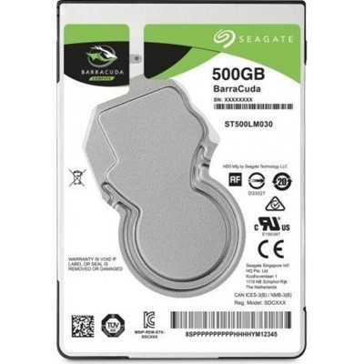 Накопичувач HDD 2.5" SATA  500GB Seagate BarraCuda 5400rpm 128MB (ST500LM030)