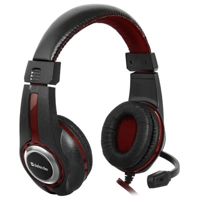 Гарнiтура Defender Warhead G-185 Black-Red (64106)