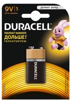 Батарейка Duracell Basic 6LR61/MN1604 BL 1шт