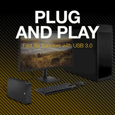 Зовнішній жорсткий диск 3.5" USB 4.0TB Seagate Expansion Desktop Black (STKP4000400) Зовнішній жорсткий диск 3.5" USB 4.0TB Seagate Expansion Desktop Black (STKP4000400)