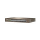Комутатор TENDA TEF1024D 24port 10/100, неуправляемый, мет корпус