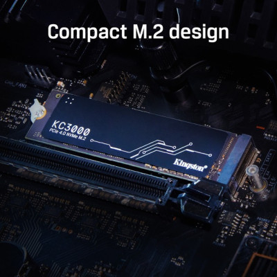 Накопичувач SSD 2TB Kingston KC3000 M.2 2280 PCIe 4.0 x4 NVMe 3D TLC (SKC3000D/2048G) Накопичувач SSD 2TB Kingston KC3000 M.2 2280 PCIe 4.0 x4 NVMe 3D TLC (SKC3000D/2048G)