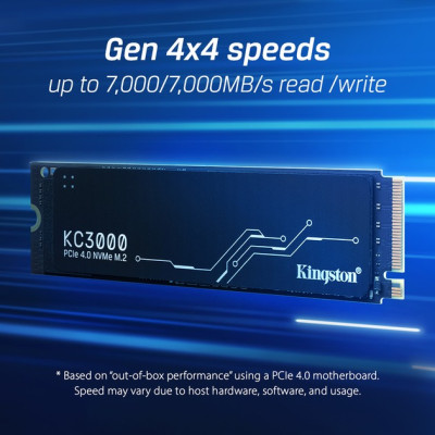Накопичувач SSD 2TB Kingston KC3000 M.2 2280 PCIe 4.0 x4 NVMe 3D TLC (SKC3000D/2048G) Накопичувач SSD 2TB Kingston KC3000 M.2 2280 PCIe 4.0 x4 NVMe 3D TLC (SKC3000D/2048G)