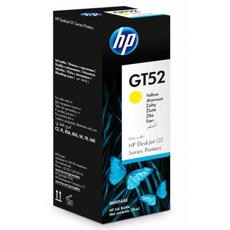 Чорнило HP (M0H56AE) HP GT52 5810/5820 Yellow, 70мл