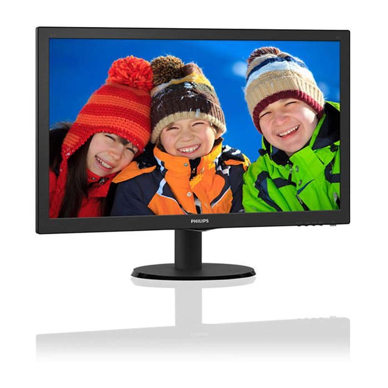 Монiтор Philips 23.6" 243V5QHABA/00 MVA Black