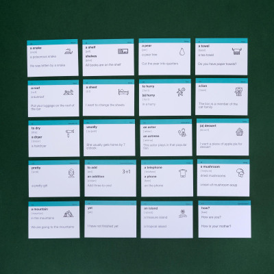 Картки для вивчення англійської мови English Student. A2 – Pre-Intermediate