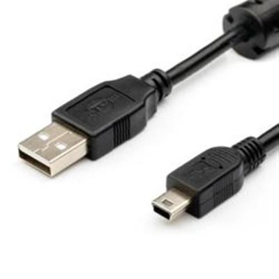 Кабель Atcom USB - mini USB V 2.0 (M/M), (5 pin), ферит, 1.8 м, чорний (3794) Кабель Atcom USB - mini USB V 2.0 (M/M), (5 pin), ферит, 1.8 м, чорний (3794)