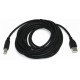 Кабель Cablexpert USB - USB Type-B V 2.0 (M/M), 3.0 м, чорний (CCP-USB2-AMBM-10)