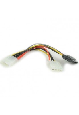 Кабель Molex female to Molex male + Serial ATA power cable