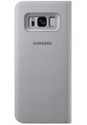 Чохол-книжка Samsung LED View Cover для Samsung Galaxy S8+ G955 Silver (EF-NG955PSEGRU)