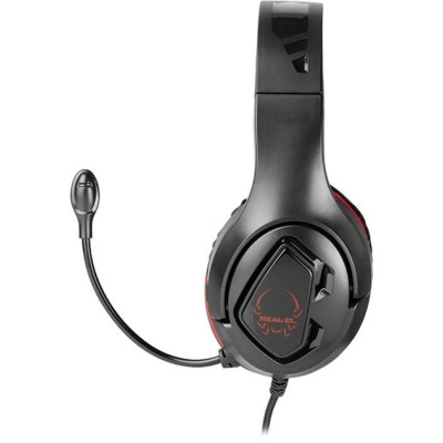 Гарнітура REAL-EL GDX-7590 Black/Red Гарнітура REAL-EL GDX-7590 Black/Red