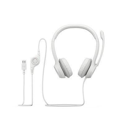 Гарнітура Logitech H390 USB White (981-001286) Гарнітура Logitech H390 USB White (981-001286)