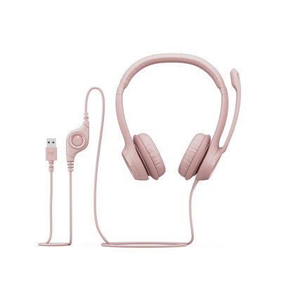 Гарнітура Logitech H390 USB Rose (981-001281) Гарнітура Logitech H390 USB Rose (981-001281)