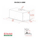 Витяжка Perfelli BI 6562 A 1000 BL LED Glass