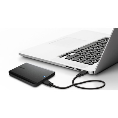 Зовнішній жорсткий диск 2.5" USB 1.0TB Toshiba Canvio Basics EXCL Black (HDTB510MK3AA)