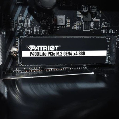 Накопичувач SSD 1TB Patriot P400 Lite M.2 2280 PCIe NVMe 4.0 x4 TLC (P400LP1KGM28H) Накопичувач SSD 1TB Patriot P400 Lite M.2 2280 PCIe NVMe 4.0 x4 TLC (P400LP1KGM28H)