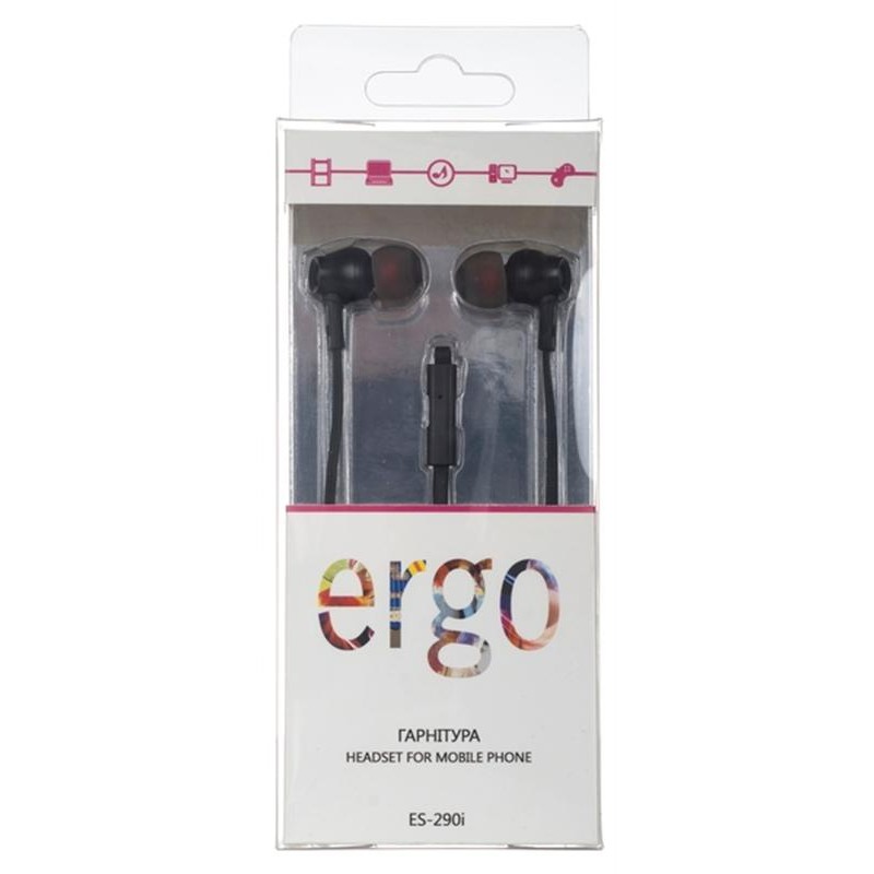 Гарнітура Ergo ES-290i Black