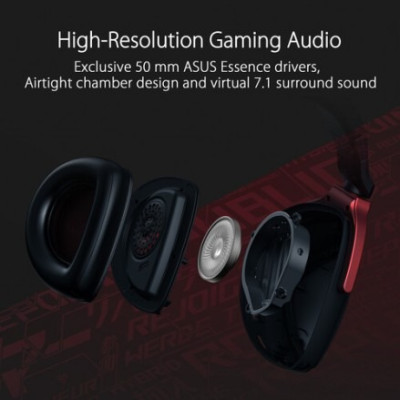 Гарнітура Asus ROG Delta S Core Black/Red (90YH03JC-B1UA00) Гарнітура Asus ROG Delta S Core Black/Red (90YH03JC-B1UA00)