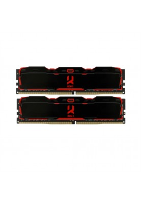 Модуль пам`ятi DDR4 2x8GB/3000 GOODRAM Iridium X Black (IR-X3000D464L16S/16GDC)