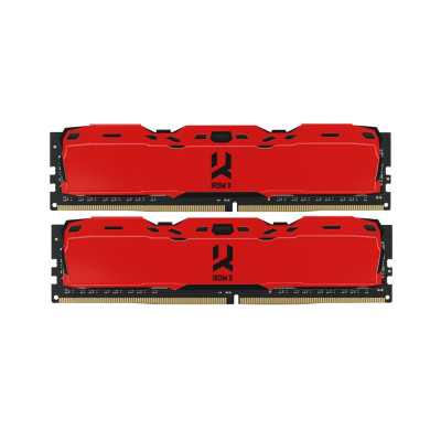 Модуль пам`ятi DDR4 2x8GB/3000 GOODRAM Iridium X Red (IR-XR3000D464L16S/16GDC)