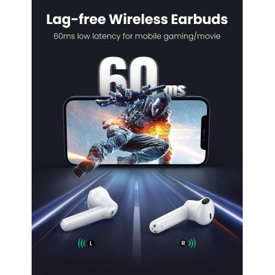 Bluetooth-гарнітура Ugreen WS105 White (80652) Bluetooth-гарнітура Ugreen WS105 White (80652)