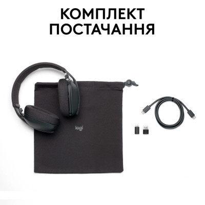 Bluetooth-гарнітура Logitech Zone Vibe Wireless MS Graphite (981-001157) Bluetooth-гарнітура Logitech Zone Vibe Wireless MS Graphite (981-001157)