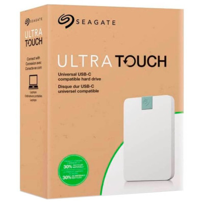Зовнішній жорсткий диск 2.5" USB 2.0TB Seagate Ultra Touch Cloud White (STMA2000400) Зовнішній жорсткий диск 2.5" USB 2.0TB Seagate Ultra Touch Cloud White (STMA2000400)