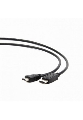 Кабель Cablexpert DisplayPort - HDMI (M/M), 10 м, Black (CC-DP-HDMI-10M)