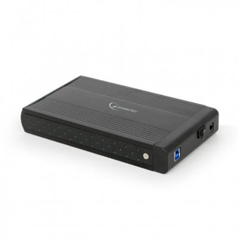 Зовнішня кишеня Gembird SATA HDD 3.5", USB 3.0, Black (EE3-U3S-3)