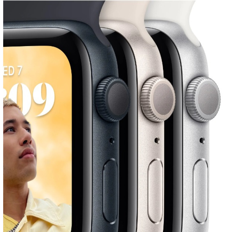 Смарт-годинник Apple Watch SE GPS 44mm Silver Aluminum Case (MNK23UL/A)