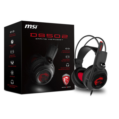 Гарнітура MSI DS502 Gaming Headset Black/Red
