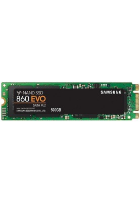 Накопичувач SSD  500GB Samsung 860 EVO M.2 2280 SATAIII MLC (MZ-N6E500BW)