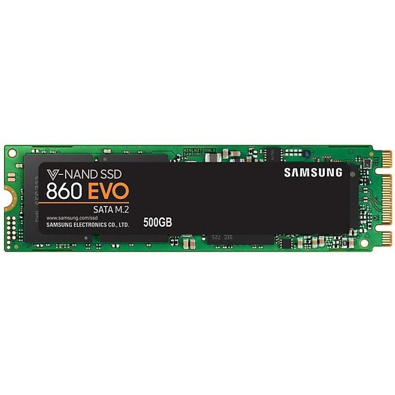 Накопичувач SSD  500GB Samsung 860 EVO M.2 2280 SATAIII MLC (MZ-N6E500BW)