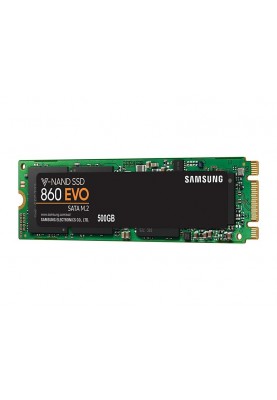 Накопичувач SSD  500GB Samsung 860 EVO M.2 2280 SATAIII MLC (MZ-N6E500BW)