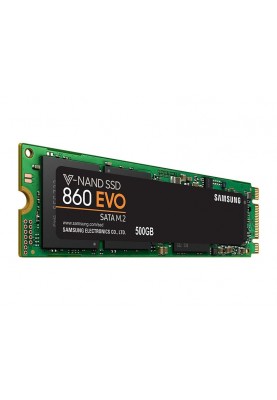 Накопичувач SSD  500GB Samsung 860 EVO M.2 2280 SATAIII MLC (MZ-N6E500BW)