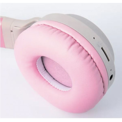 Bluetooth-гарнітура Hoco W27 Cat Ear Grey/Pink (W27GP) Bluetooth-гарнітура Hoco W27 Cat Ear Grey/Pink (W27GP)