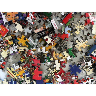 Пазл UkrainianPuzzles 50 українських книг Пазл UkrainianPuzzles 50 українських книг
