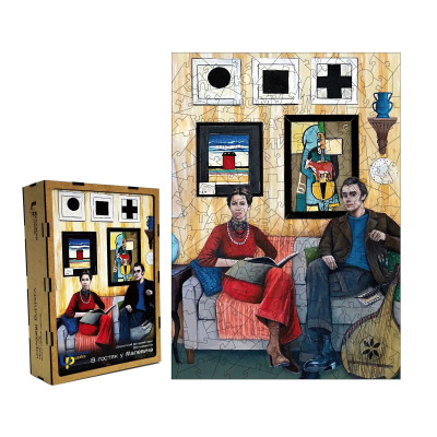 Пазл дерев`яний UkrainianPuzzles В гостях у Малевича Пазл дерев`яний UkrainianPuzzles В гостях у Малевича
